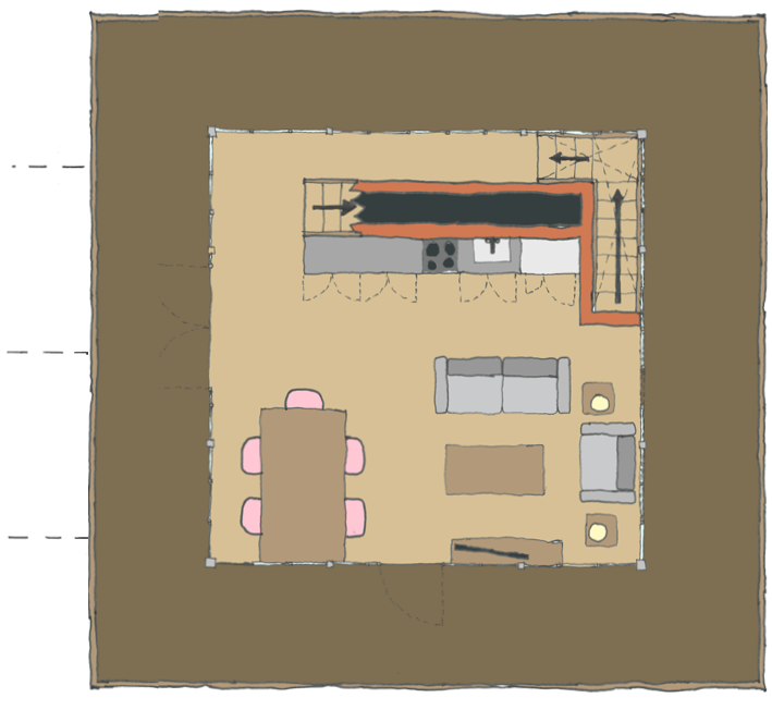 ON1 Floor Plan Ground level