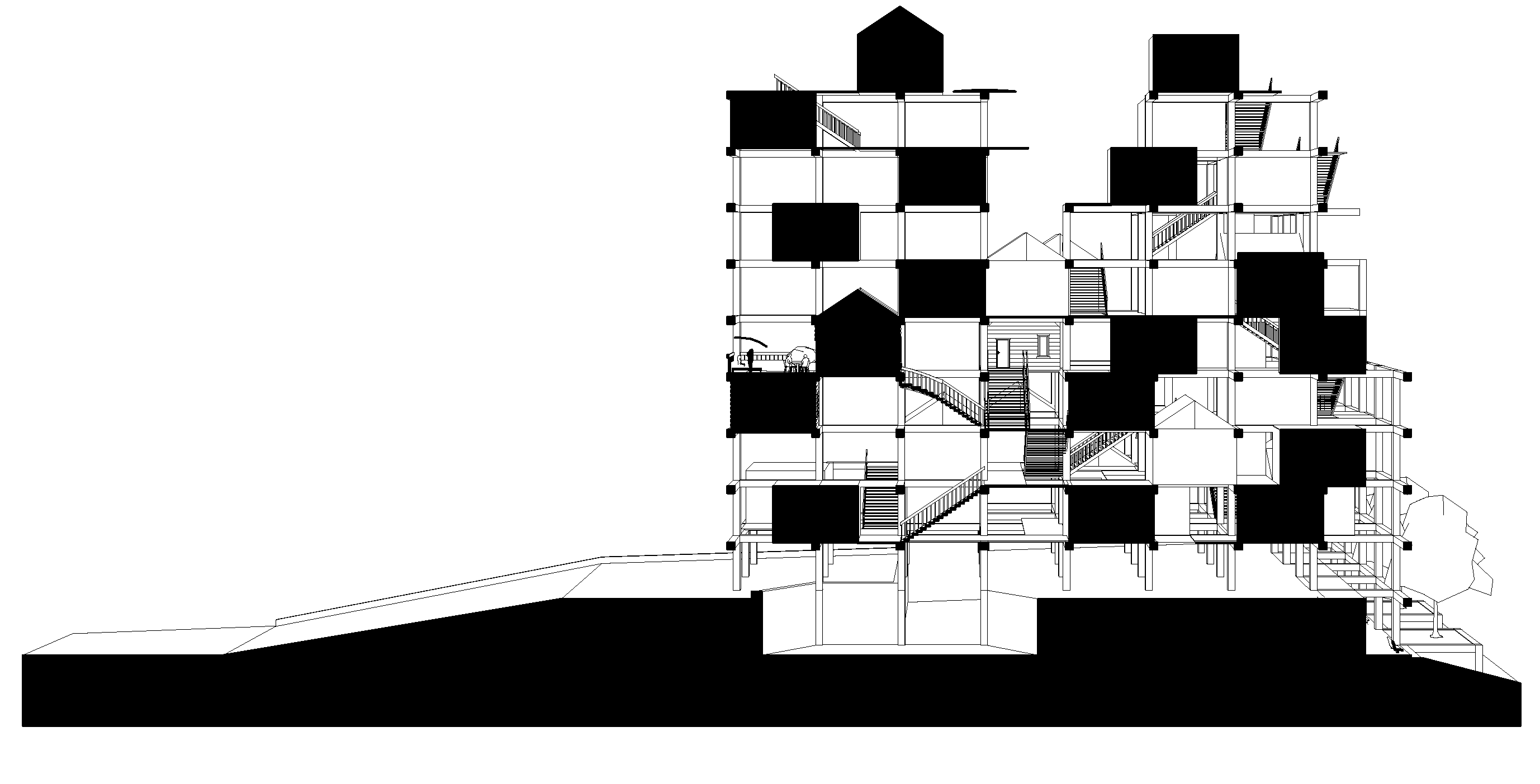 ON4 Section full building